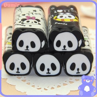 Uumir Animal Panda Tẩy, Khăn Lau Mềm Sạch Có Thể Cắt Bút Chì Tẩy, Thực Tế Cao Su Bút Chì Tẩy Sinh Viên