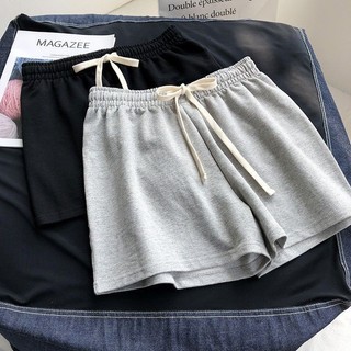 Quần Short Ngắn Phong Cách Mới Phiên Bản Hàn Quốc Quần Short Nữ Rời Thể Thao Thường Ngày Nhà Mặc Bên Ngoài Phù Hợp Với Eo Cao Rộng Chân Pyjama Quần Co Giãn