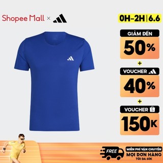  adidas Chạy Áo Thun Adizero Nam Màu xanh da trời HN8008