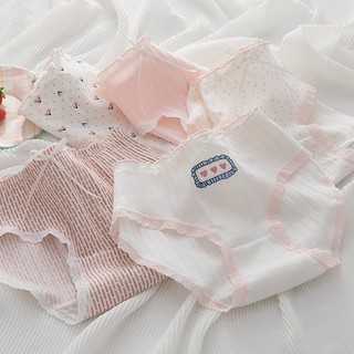 Quần Lót Nữ. Quần lót cotton họa tiết dễ thương kute co dãn 4 chiều đáy lót kháng khuẩn Sam Clothing hàng loại 1