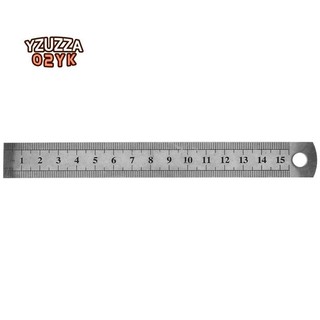 Dụng cụ đo thước kim loại không gỉ 15cm 6 Inch