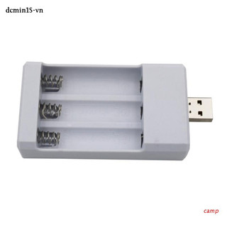 Bộ sạc pin kiqune aa / aaa 1.2v, 3 ổ cắm usb tiện lợi