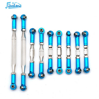 Funslane 9 Cái WLtoys 12428 FY-03 Cần kéo kim loại có thể điều chỉnh cho phụ kiện nâng cấp xe RC 1: 12