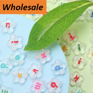 10 Cái / 20 Cái / 50 Cái 7mm / 10mm / 11mm Tròn / Vuông / Trái Tim / Hoa Acrylic Chữ Hạt Nhiều Màu Sắc Thời Trang Để Làm Đồ Trang Sức DIY Vòng Tay Handmade Vòng Cổ Bán Buôn