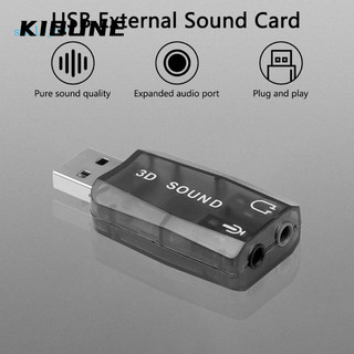 Bộ chuyển đổi giắc cắm usb sang 3 5mm usb 2 0 sang aux mic tai nghe card âm thanh 3d bên ngoài chip hfr8103 cho pc