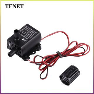 Máy bơm nước mini dc không chổi than 12v 5w 280l / h nâng đài phun chìm 300cm