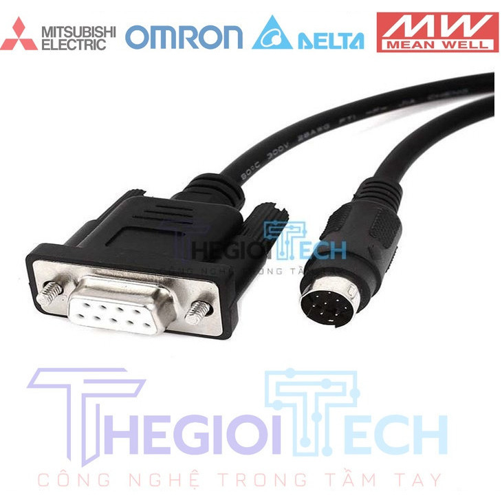 SC11-232-3.0 Cáp kết nối PLC Mitsubishi FX CHUYỂN ĐỔI FX RS422 SANG RS232, EVIEW ET070 ET-FX Kết nối