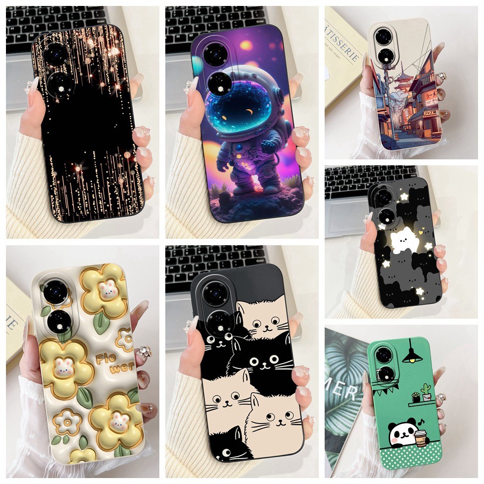 Ốp lưng ITEL P55 5G P661N Chống Sốc Sang Trọng Mèo Gấu Trúc Thỏ Hoa Thời Trang Vỏ Tình Yêu ITEL P55 