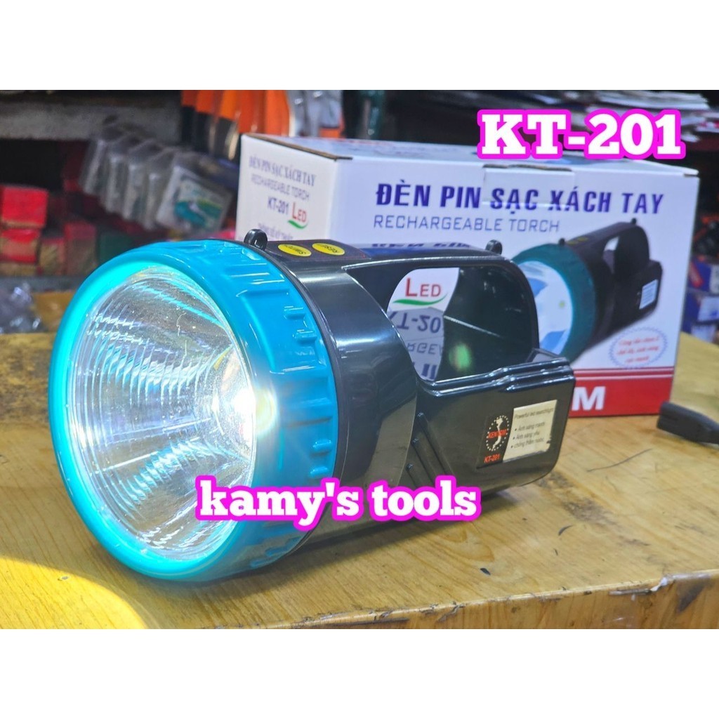 Đèn pin sạc Kentom KT-201