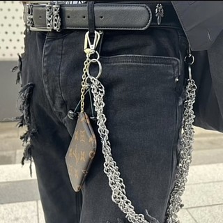 Dây xích quần dây xích kim loại phong cách thời trang phụ kiện độc đá punk phong cách dây xích quần dây đeo túi dây xích
