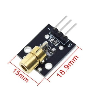 Module, mạch, đầu phát tia laser màu đỏ 5v ky-008