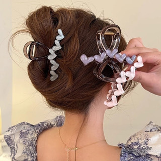 Kẹp Tình Yêu Đầy Màu Sắc Cho Nữ Với Tóc Nhỏ Tập 2024 Phong Cách Mới Cao Cấp Tóc Gước Ins Phong Cách