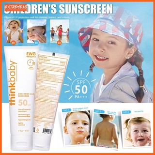 Kem chống nắng Thinkbaby SPF50 dành cho trẻ em Kem chống nắng thể chất chống tia cực tím 89ml