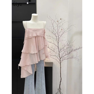 Giyu váy Đầm váy nữ body đầm Korean phổ biến Minimalist thời trang WLQ24414JG 18Z240428