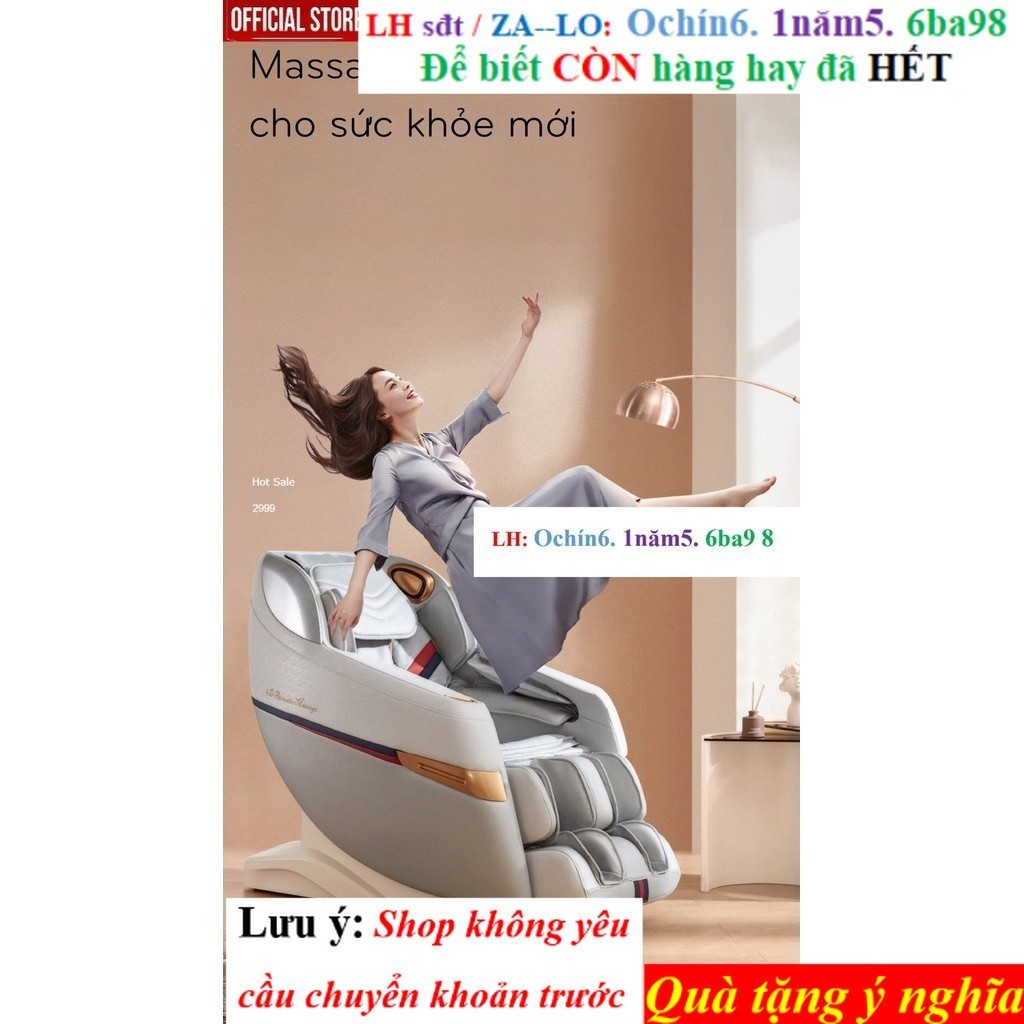 KM- Ghế Massage Toàn Thân 4D, điều khiển giọng nói OKINAWA OS 950 pro vv