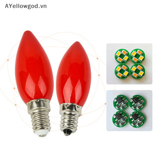 Ayellowgod 1 bóng đèn bàn thờ led e12 / e14 đèn phật đỏ đèn trang trí chùa vn