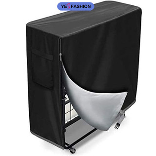 Yesfashion Gấp Giường Có Dây Kéo Chống Thấm Nước Chống Bụi Chống Tia UV Lỗ Thông Hơi Thiết Kế Túi Bảo Quản Giường Cho Văn Phòng