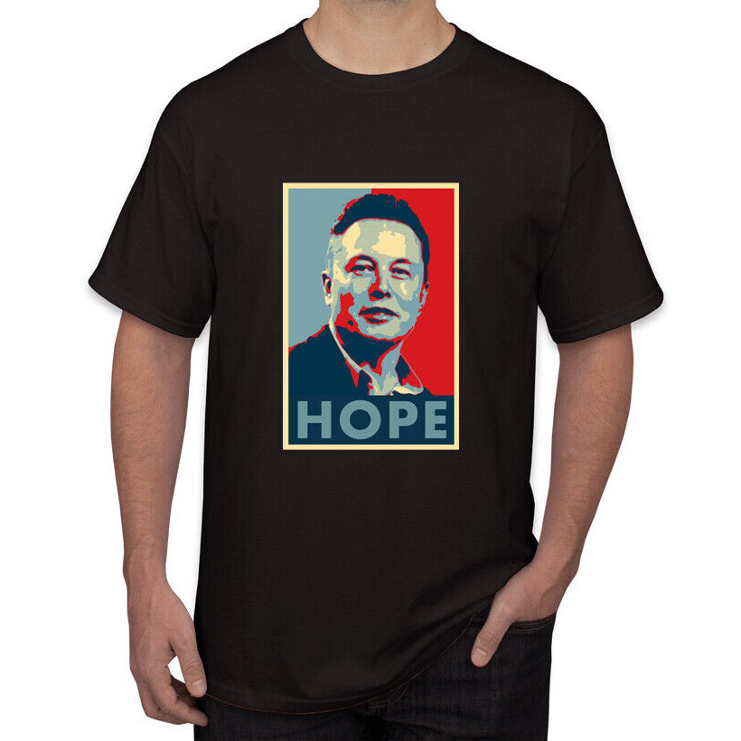 Áo thun nam Elon Musk Hope