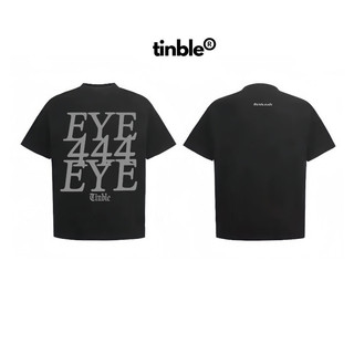 Áo thun 280GSM Tinble -E4E T-shirt - Form OVERSIZE - BLACKS-5XL