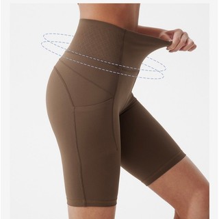 Quần Biker Có Túi Yoga, Gym, Pilates Thương Hiệu Aria Biker Short With Pockets