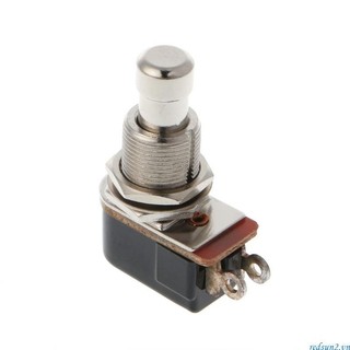 Redsun2 SPST Tạm Thời Mềm Mại Cho Cảm Ứng Nút Nhấn Stomp Bàn Đạp Chân Đàn Guitar Điện Switc