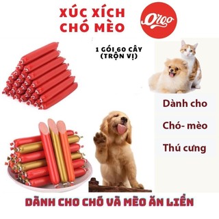 60 cây xúc xích cho chó mèo orgo