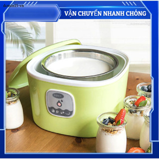 Kiqune [Màn hình sản phẩm] Máy sữa chua inox 1L hoàn toàn tự động có lớp lót Mokapick