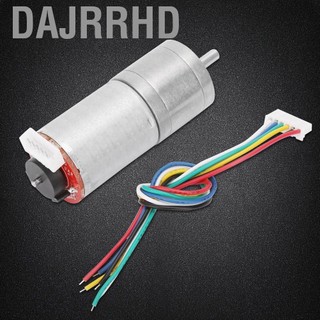 Dajrrhd DC 12V Encoder Gear Motor Speed Reduction For Robot RC Car DIY Engine Toy