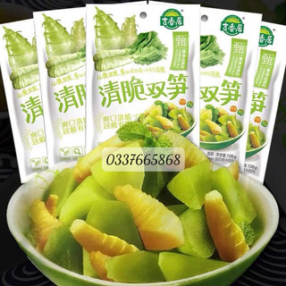 Mầm măng giòn muối chua cay ăn liền gói 106gr