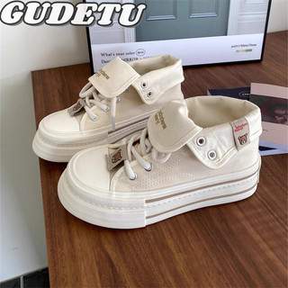 Giày vải cao cấp dành cho nữ. Giày thể thao cổ cao ngọt ngào và dễ thương. Giày thường đế dày thời trang