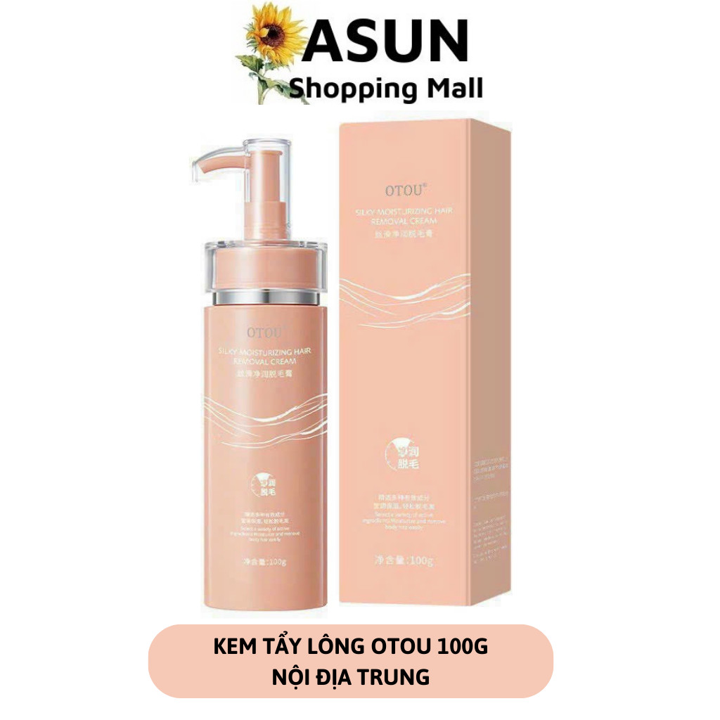 [Che Tên] Xịt Tẩy Lông OTOU Tẩy Sạch Lông Vùng Tay, Chân, Nách, Bikini Không Đau Rát 100g