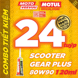 Dầu nhớt hộp số nhớt láp xe tay ga motul scooter gear plus sea 80w90 api gl-5 120ml