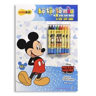 Bộ tập tô màu colokit disney mickey cb-c019/mi