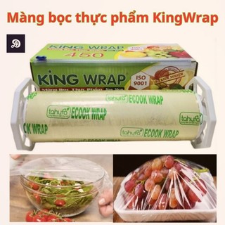 Màng bọc thực phẩm KingWrap 450, cuộn màng bọc thực phẩm lớn , dẻo dai, vệ sinh, dễ sử dụng