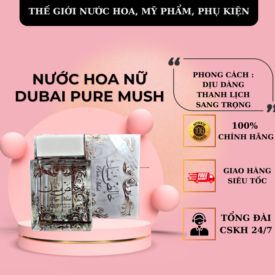 Nước Hoa DuBai Nữ-Pure Musk