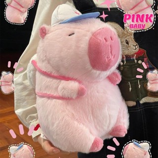 Dễ Thương Quần Vợt Thể Thao Capybara Gấu Bông Sang Trọng Búp Bê Mềm Màu Hồng Capybara Sang Trọng Đồ Chơi Bé Gái Bé Trai Trẻ Em Sinh Nhật Người Bạn Quà Tặng