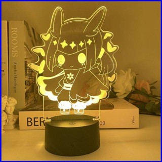 Yb Sky: Children of The Light Anime Đèn Ngủ Từ Xa LED Sạc USB Chiếu Sáng Phòng Ngủ Caleb Trang Trí Nhà Quà Tặng