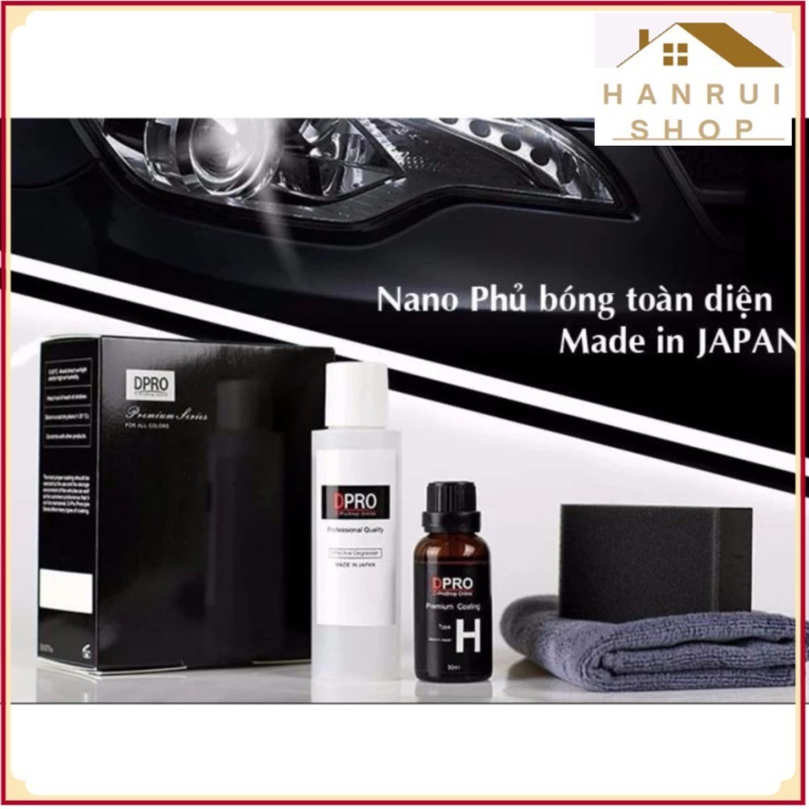 Phủ bóng ceramic pro DPro công nghệ Nhật Bản, Premium Coating - HanruiOffical