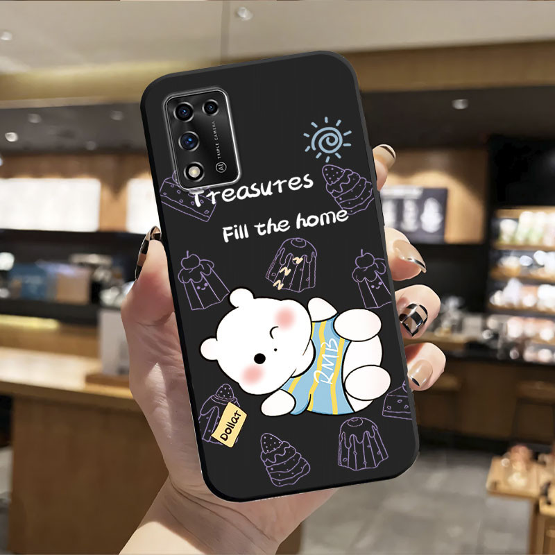 Ốp Lưng Cho ZTE Libero 5G III Ốp Lưng Thời Trang Mới Nhãn Động Vật Silicon Mềm Chống Sốc Cho ZTE Lib