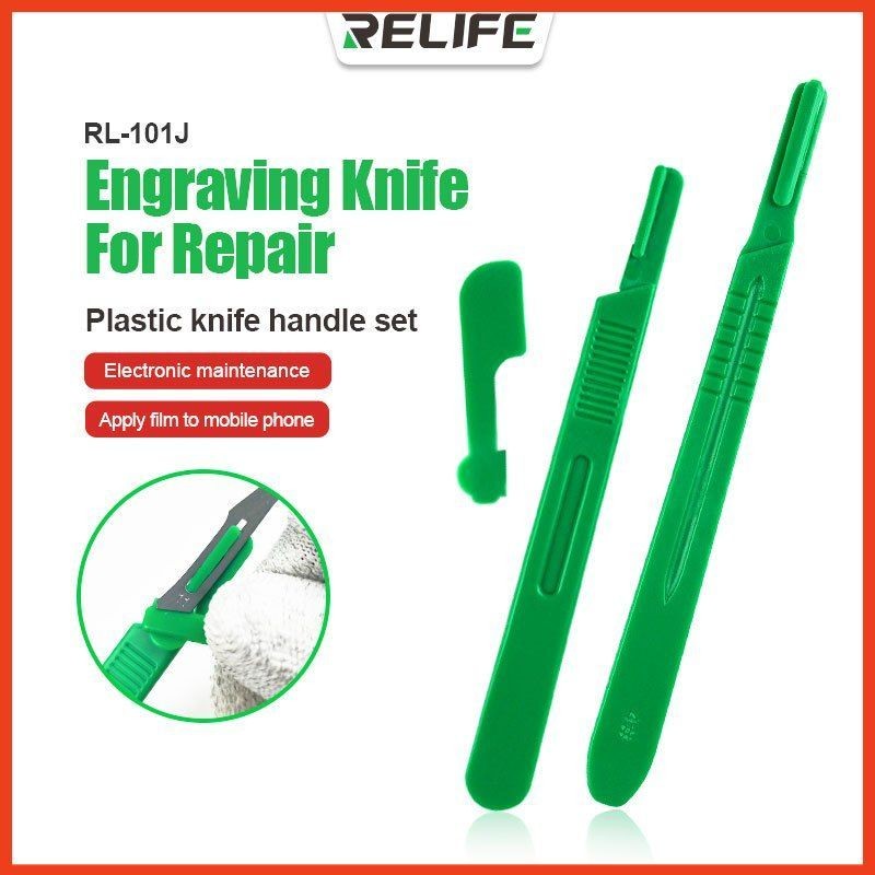 Bộ Cán Dao Số 3 Và Số 4 Relife RL-101J Nhựa Cao Cấp Thay Lưỡi Nhanh