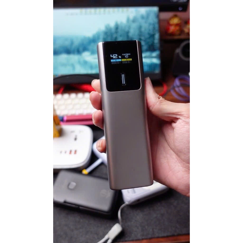 sạc dự phòng Cuktech 10.000 mah, 120w hn