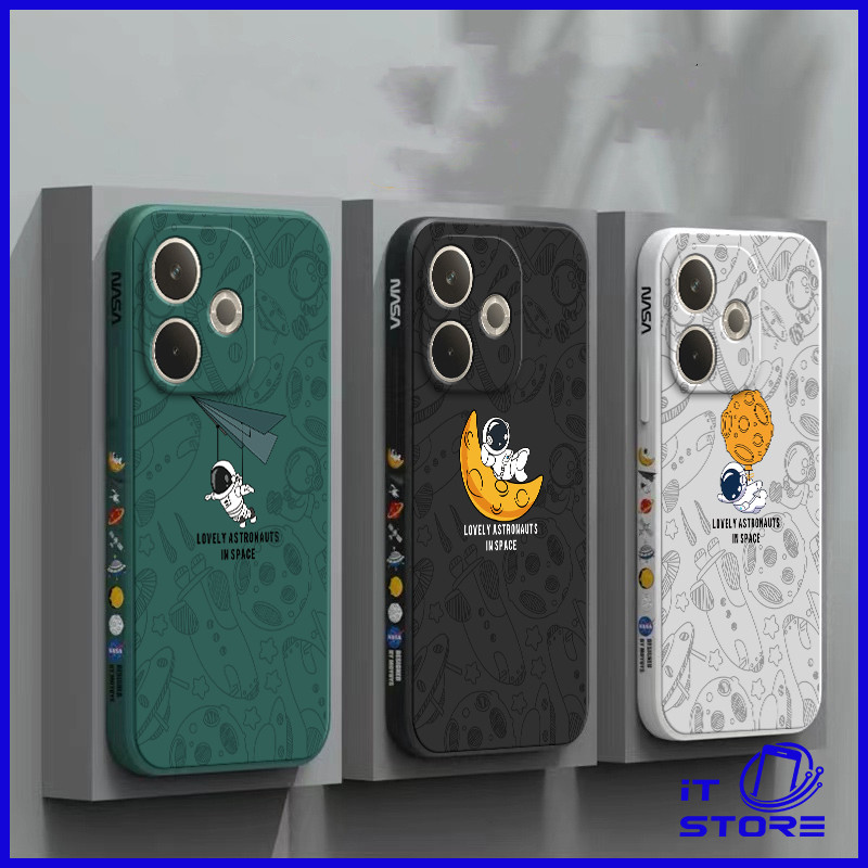 Ốp lưng OPPO A5 PRO 5G 4G A3 PRO A3 A3X A79 5G A60 A58 Ốp lưng phi hành gia bằng silicon mềm