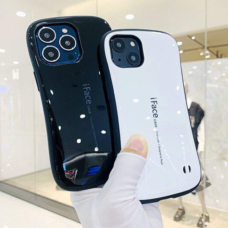 Ốp điện thoại iPhone 16 Pro Max 15 14 Plus 12 11 13 Pro iFace mall Case Classic Smooth Glossy Armor 