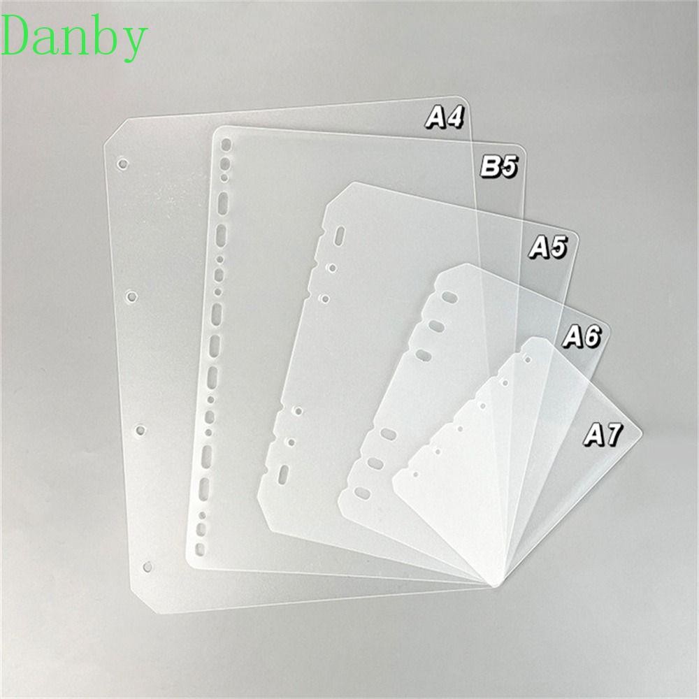 DANBY Notebook Divider Universal 2 Chiếc Board Page A5 A6 A7 B5 A4 Giấy Bên Trong Chương Trình Nghị 