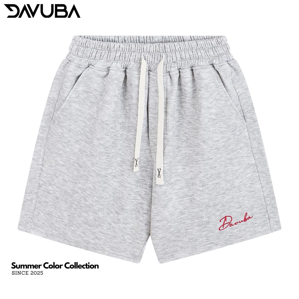 DAVUBA - [Deal Mở Bán] Quần short nỉ 2 Da nam nữ trên gối SM141 | BigBuy360 - bigbuy360.vn