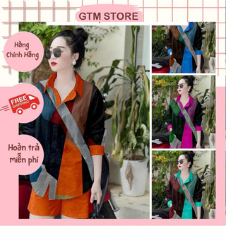 Áo sơ mi phong cách chất cotton unisex nam nữ đều mặc được, áo sơ mi dài tay cổ bẻ nam nữ -GTM Store