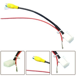 For Toyota Car Reverse Camera Input Cable Adapter Plug with RCA Connection[EXQU]