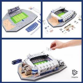 Mô hình xây dựng lắp ráp sân vận động bóng đá thế giới câu đố 3D cổ điển