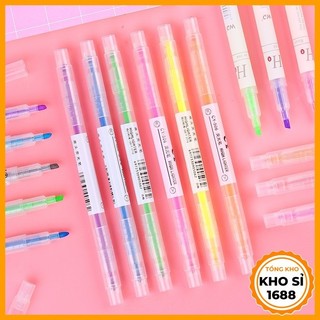 Bút nhớ dòng, bút dạ quang CHECK LINER nhiều màu tùy chọn E308