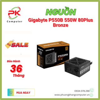 Nguồn gigabyte p550b 550w 80plus bronze